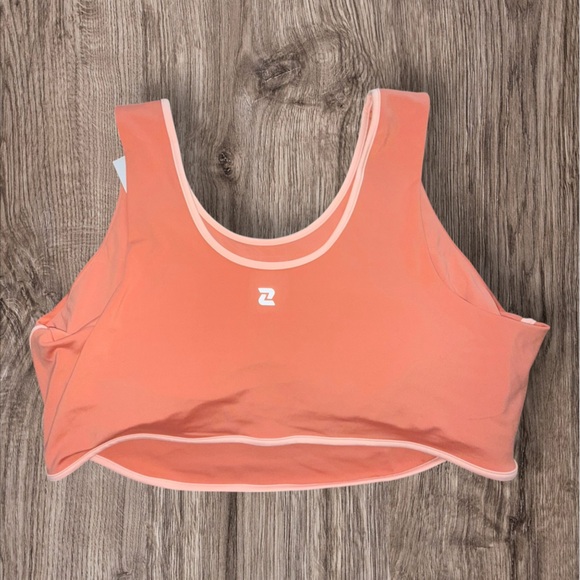 Belk Plus Size Orange Sports Bra - Picture 3 of 5